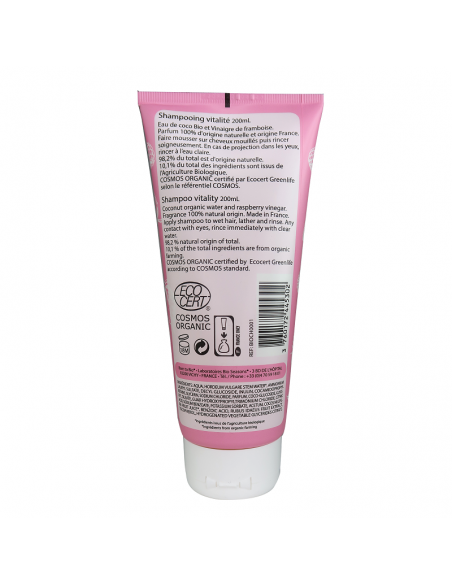 Champú para Uso Frecuente Cosmos Organic Vitality Born to Bio 200 ml Champú para Uso Frecuente Cosmos Organic Vitality Born to Bio 200 ml