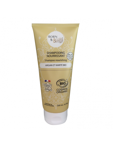 Champú Nutritivo para Cabello Seco o Dañado Cosmos Organic Born to Bio 200 ml