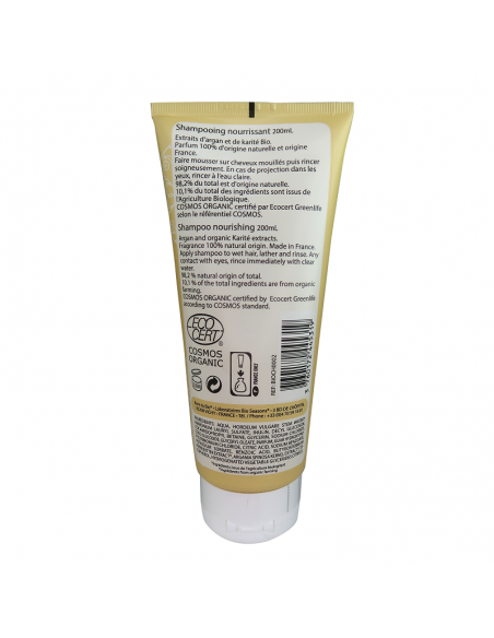 Champú Nutritivo para Cabello Seco o Dañado Cosmos Organic Born to Bio 200 ml