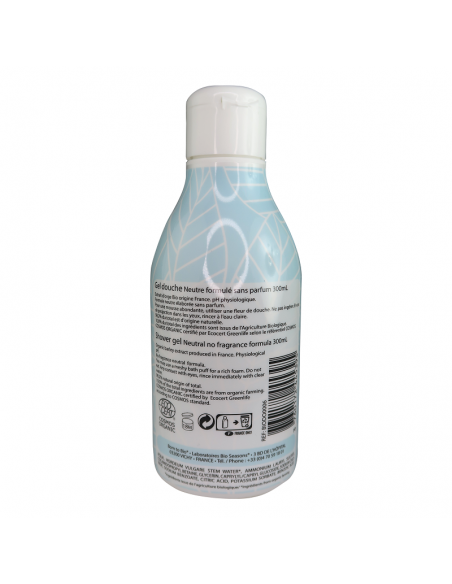 Gel de Ducha Ecológico Neutro Sin Perfume Born to Bio 300 ml Gel de Ducha Ecológico Neutro Sin Perfume Born to Bio 300 ml