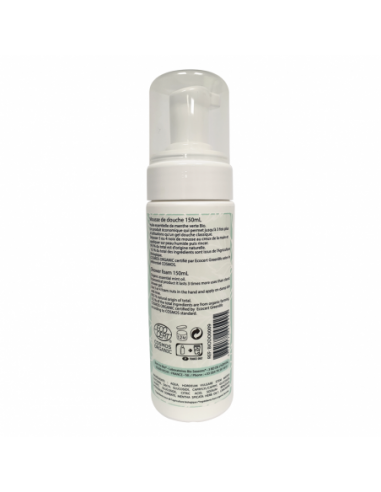 Mousse de Ducha Menta Verde Orgánica Born to Bio 150 ml