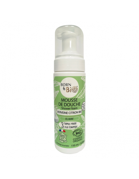 Mousse de Ducha Orgánico de Verbena y Limón Born to Bio 150 ml