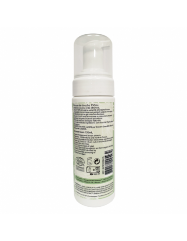Mousse de Ducha Orgánico de Verbena y Limón Born to Bio 150 ml