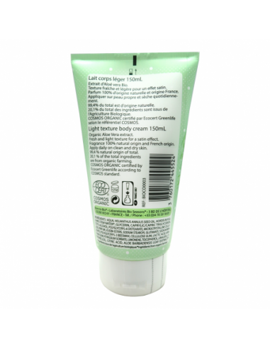 Leche Corporal Ligera Orgánica de Aloe Vera Born to Bio 150 ml