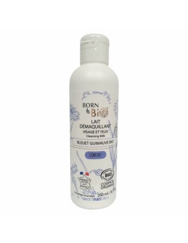 Leche Limpiadora de Agua Floral de Aciano Ecológica Born to Bio 200 ml