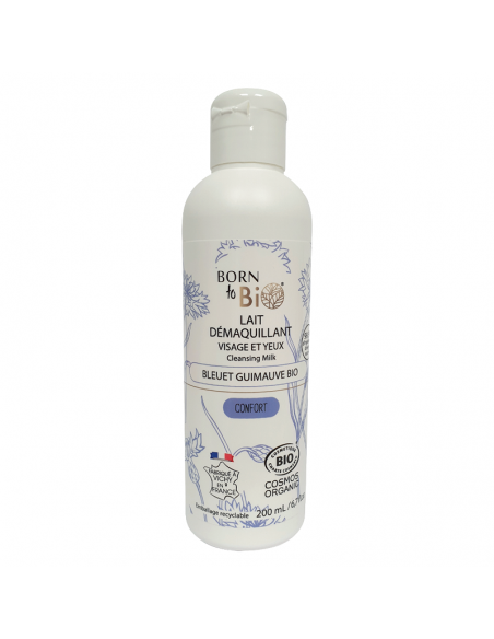 Leche Limpiadora de Agua Floral de Aciano Ecológica Born to Bio 200 ml Leche Limpiadora de Agua Floral de Aciano Ecológica Born to Bio 200 ml