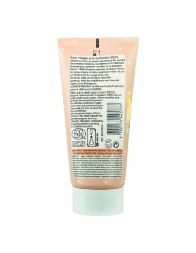 Cuidado Facial Antipolución Para Pieles Grasas Cosmos Organic Born to Bio 50 ml