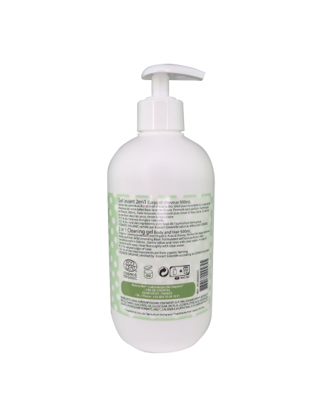 Gel Limpiador 2 en 1 Bebé Cosmos Organic Born to Bio 500 ml Gel Limpiador 2 en 1 Bebé Cosmos Organic Born to Bio 500 ml