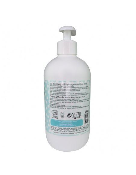 Agua Limpiadora Bebé Cosmos Organic Born to Bio 500 ml