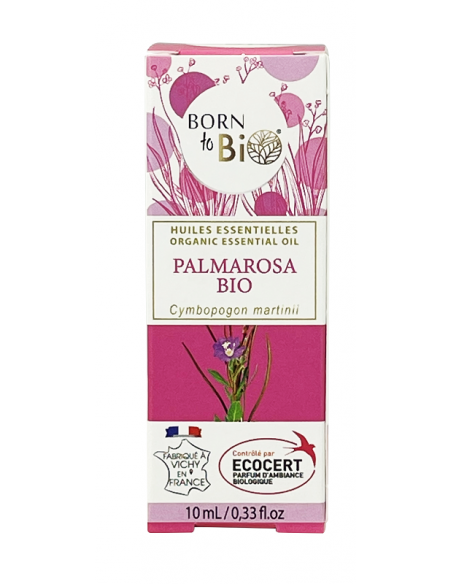 Aceite esencial de palmarosa orgánica Born to Bio 10 ml
