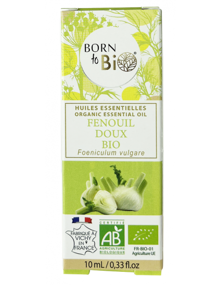 Aceite esencial de hinojo dulce orgánico Born to Bio 10 ml