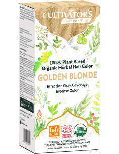 Tinte orgánico Rubio Dorado Cultivator's 100 gr. Ecocert 2