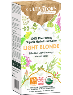 Tinte orgánico Rubio Claro Cultivator's 100 gr. Ecocert 2