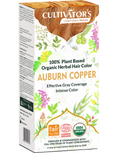 Tinte orgánico Cobrizo Dorado Cultivator's 100 gr. Ecocert 2