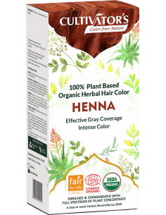 Tinte Henna orgánico Cultivator's 100 gr. Ecocert 2
