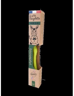 Cepillo de dientes para niños de 3 a 6 años  - Soft verde BIOSEPTYL 2