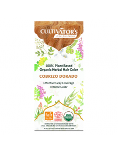 Tinte orgánico Cobrizo Dorado Cultivator's 100 gr. Ecocert