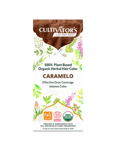 Tinte orgánico Caramelo Cultivator's 100 gr. Ecocert