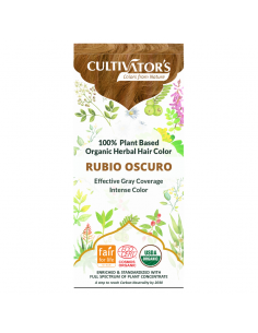 Tinte orgánico Rubio Oscuro Cultivator's 100 gr. Ecocert