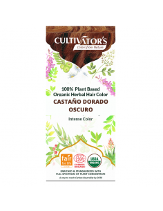 Tinte orgánico Castaño Dorado Oscuro Cultivator's 100 gr. Ecocert