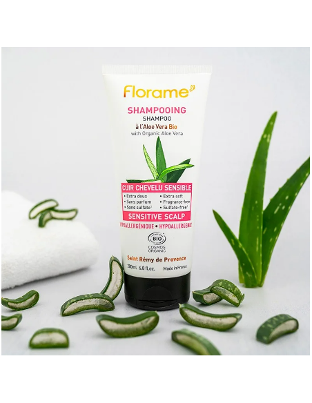 Champú para cabello sensible Sensitiv 200 ml.Florame Champú para cabello sensible Sensitiv 200 ml.Florame