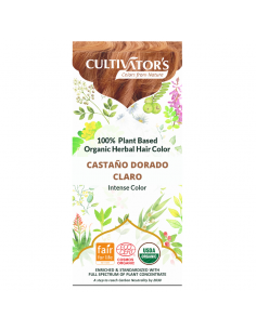 Tinte orgánico Castaño Dorado Claro Cultivator's 100 gr. Ecocert