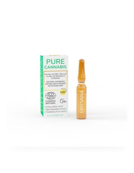 Sérum para Piel Sensible y con Rojeces - Pure Cannabis Dhyvana (1 ampolla)