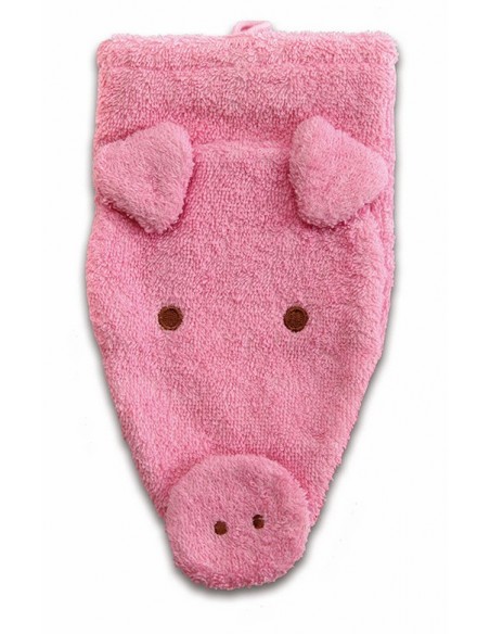 Manopla de algodón orgánico cerdito grande Fürnis