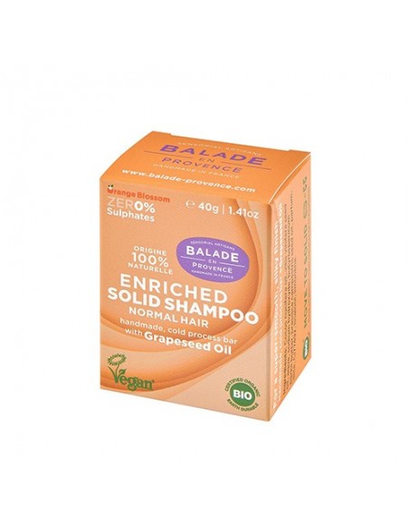 Champú sólido enriquecido para cabello seco Balade en Provence Champú sólido enriquecido para cabello seco Balade en Provence