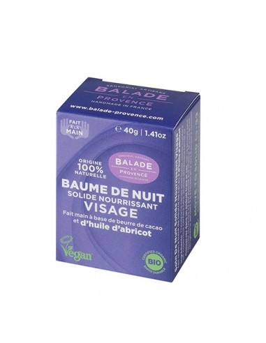 Crema nutritiva de noche sólida 40 gr. Balade en Provence