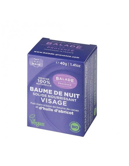 Crema nutritiva de noche sólida 40 gr. Balade en Provence