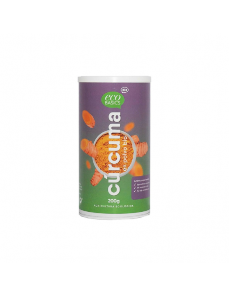 Cúrcuma en polvo bio 200g Ecobasics