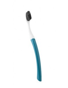 Cepillo de dientes con cabeza reemplazable Edith- Soft azul marino Bioseptyl
