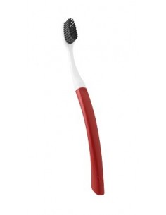 Cepillo de dientes con cabeza reemplazable Edith - Medium rojo Bioseptyl