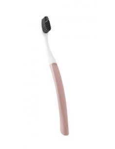Cepillo de dientes con cabeza reemplazable Edith - Medium rosa Bioseptyl