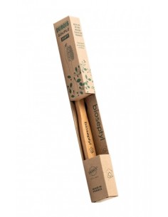 Cepillo de dientes de madera de haya soft blanco Bioseptyl 2