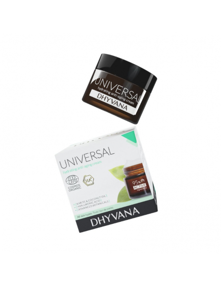 Crema Hidratante Natural Antiedad para todo tipo de pieles - Universal Dhyvana Crema Hidratante Natural Antiedad para todo tipo de pieles - Universal Dhyvana