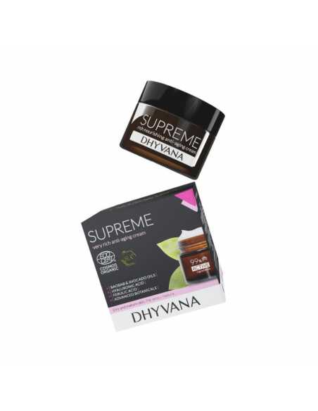 Crema Antiaging Natural para Piel Seca & Piel Madura - Supreme Dhyvana Crema Antiaging Natural para Piel Seca & Piel Madura - Supreme Dhyvana