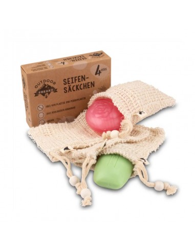 Set de Bolsas Sisal para Jabón Sólido (4 uds) Outdoor Freakz
