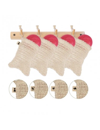 Set de Bolsas Sisal para Jabón Sólido (4 uds) Outdoor Freakz