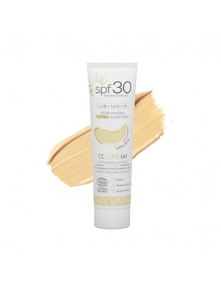 Protector Solar 100% Natural Mineral con Color SPF 30 Golden Beige Dhyvana