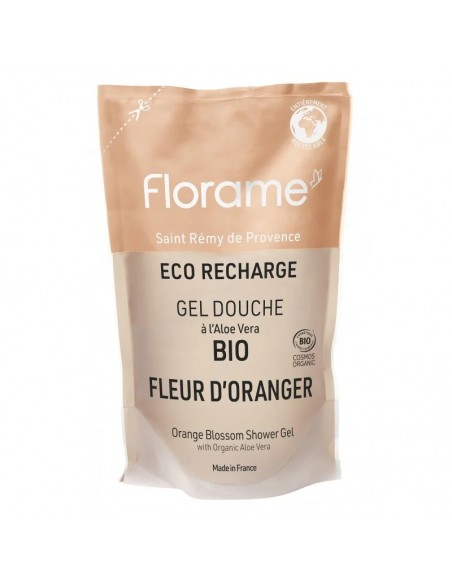 Eco-recarga gel de ducha Fleur dOranger (Flor de Azahar) 700ml Florame