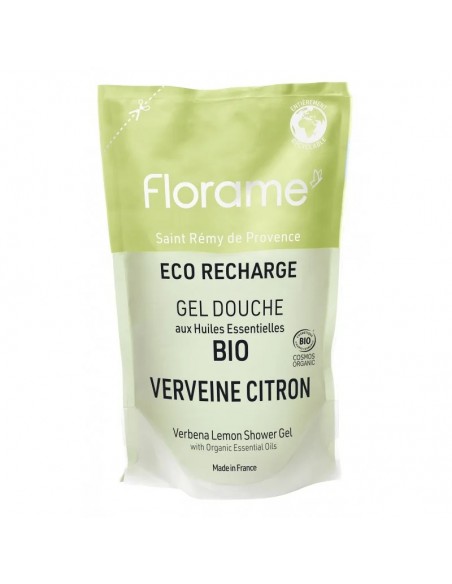 Eco-recarga gel de ducha Verveine Citron (Verbena Limón) 700ml Florame