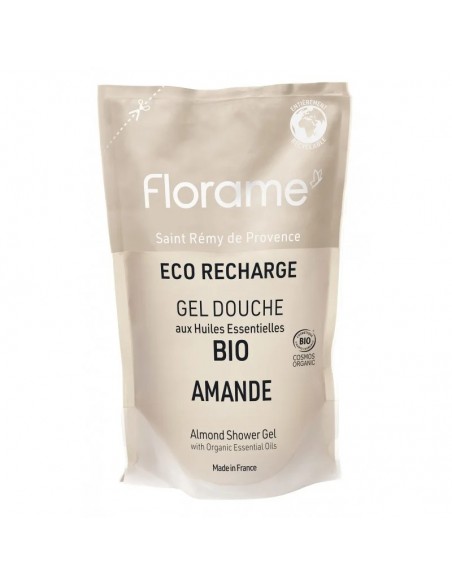 Eco-recarga gel de ducha Amande (Almendras) 700ml Florame