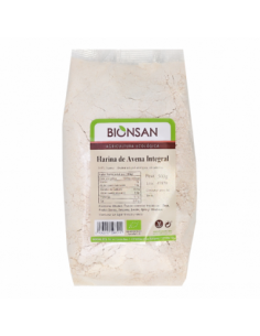 Harina de Avena Integral Ecológica 500gr Bionsan consumo pref. 10/25