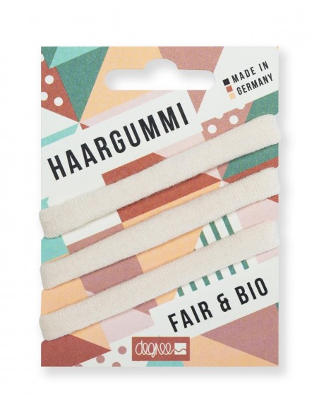 Pack de 3 Gomas para el pelo/ Coleteros Beige Pack de 3 Gomas para el pelo/ Coleteros Beige