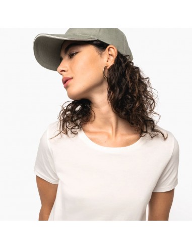 Camiseta entallada de algodón orgánico para mujer