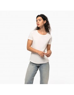 Camiseta entallada de algodón orgánico para mujer 2