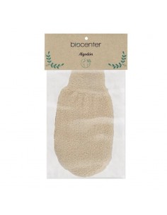 Guante de baño de algodón ecológico - Masaje y limpieza para piel sensible