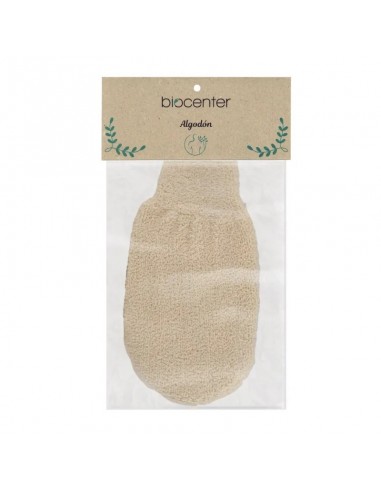 Guante de baño de algodón ecológico - Masaje y limpieza para piel sensible